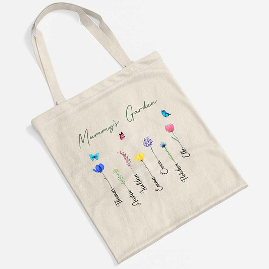 0065BUK1 personalised grannys garden tote bag for mothers day 0065bsv5a_2