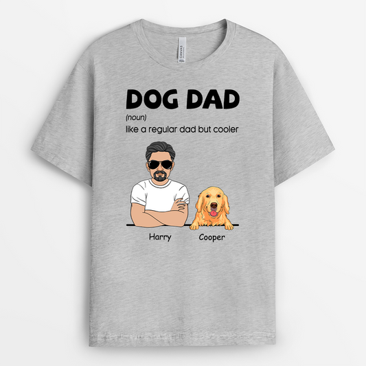0218AUS2 personalized dog lover gifts dog dad definition t shirt 0218AKH8C