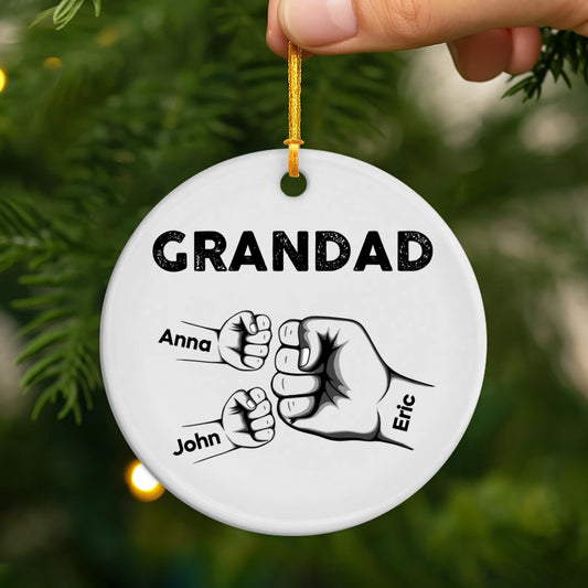 0263OUK2 personalized grandpa gifts ceramic christmas tree ornaments 0263OKL8B_b48aa69b 9efc 41c0 88ba 872333751dcc