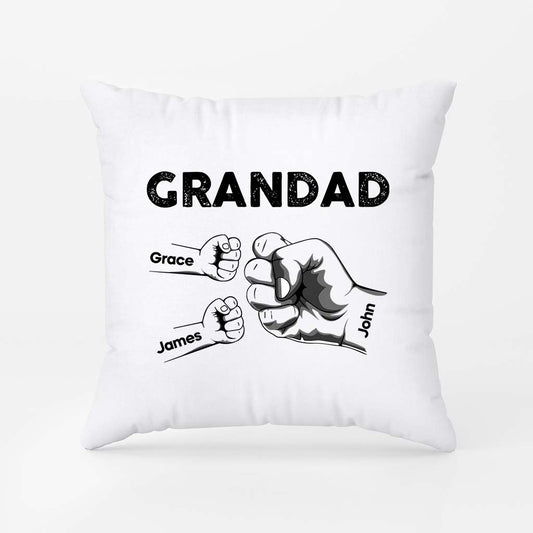 0263PUK1 daddy fist bump pillow personalised gift for him