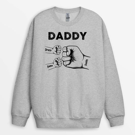 0263WUK1 Customised Sweatshirts gifts Fist Grandpa Dad_9288bda3 1266 4bbd 88b2 46ac77c7ac7e
