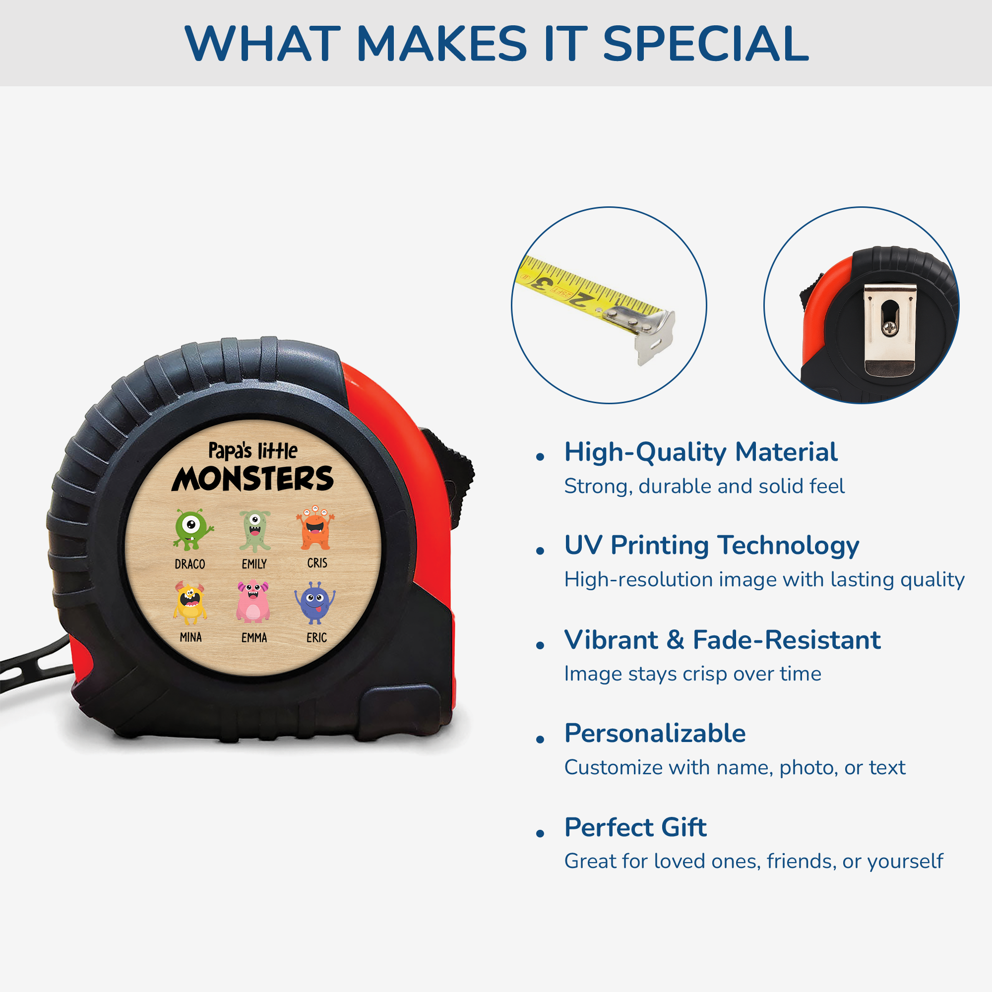 0308OUS4 personalized measuring tape best fathers day gift for dad 0308OKT8B