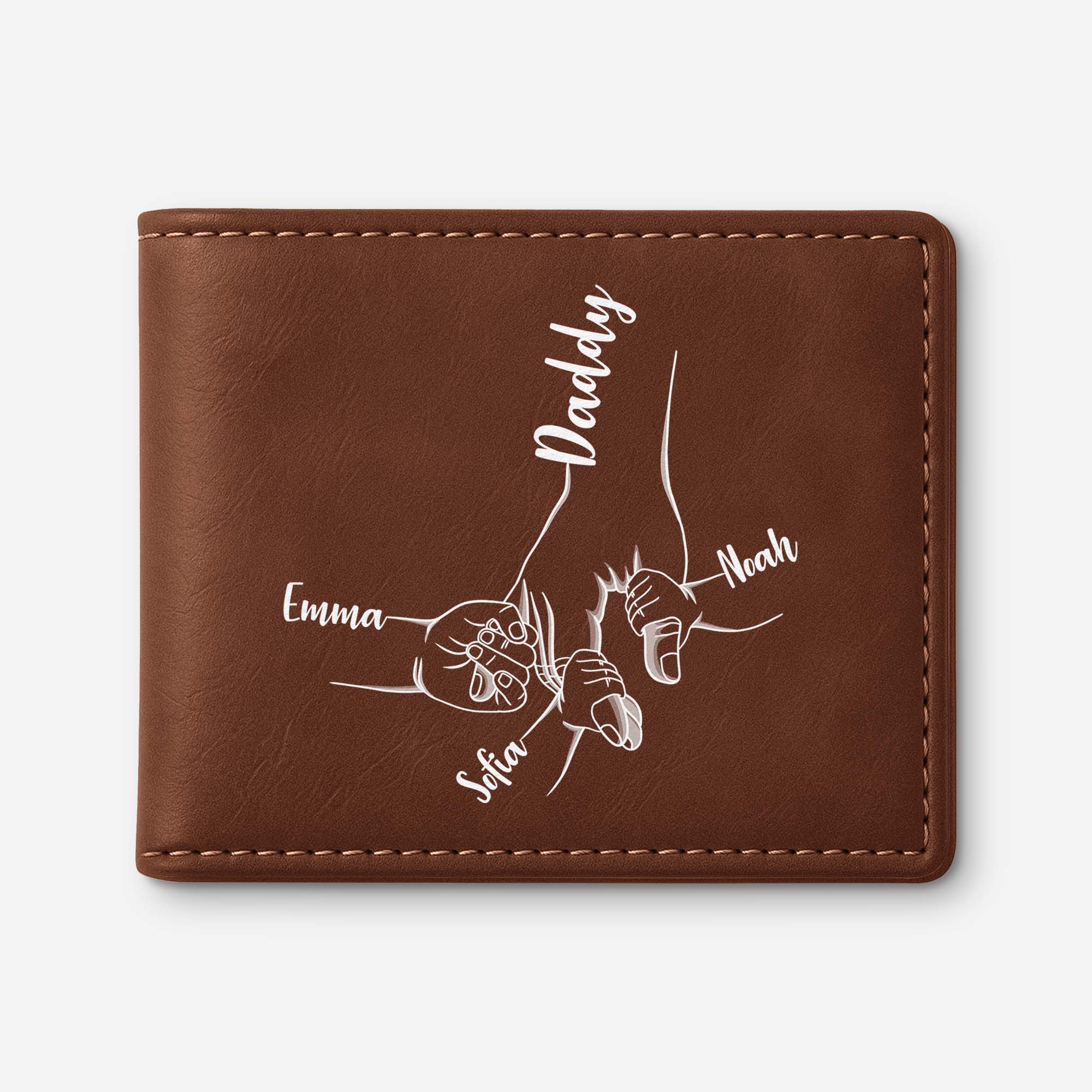 0321JUS1 custom dad gifts for fathers day holding dads hand wallet_ 0321JKQ8B