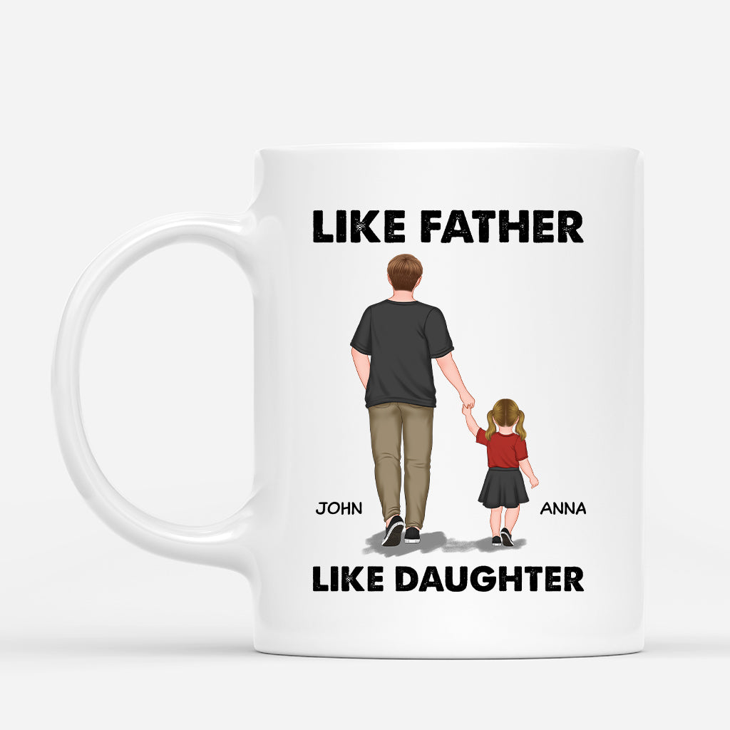 0770MUK1 personalised mugs gifts holding hands dad fathers day