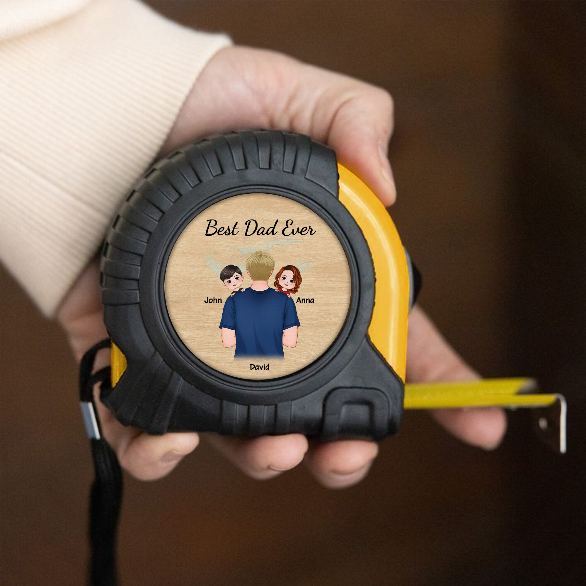 0771OUS2 personalized tape measure best dad ever gifts 0771OTT0B