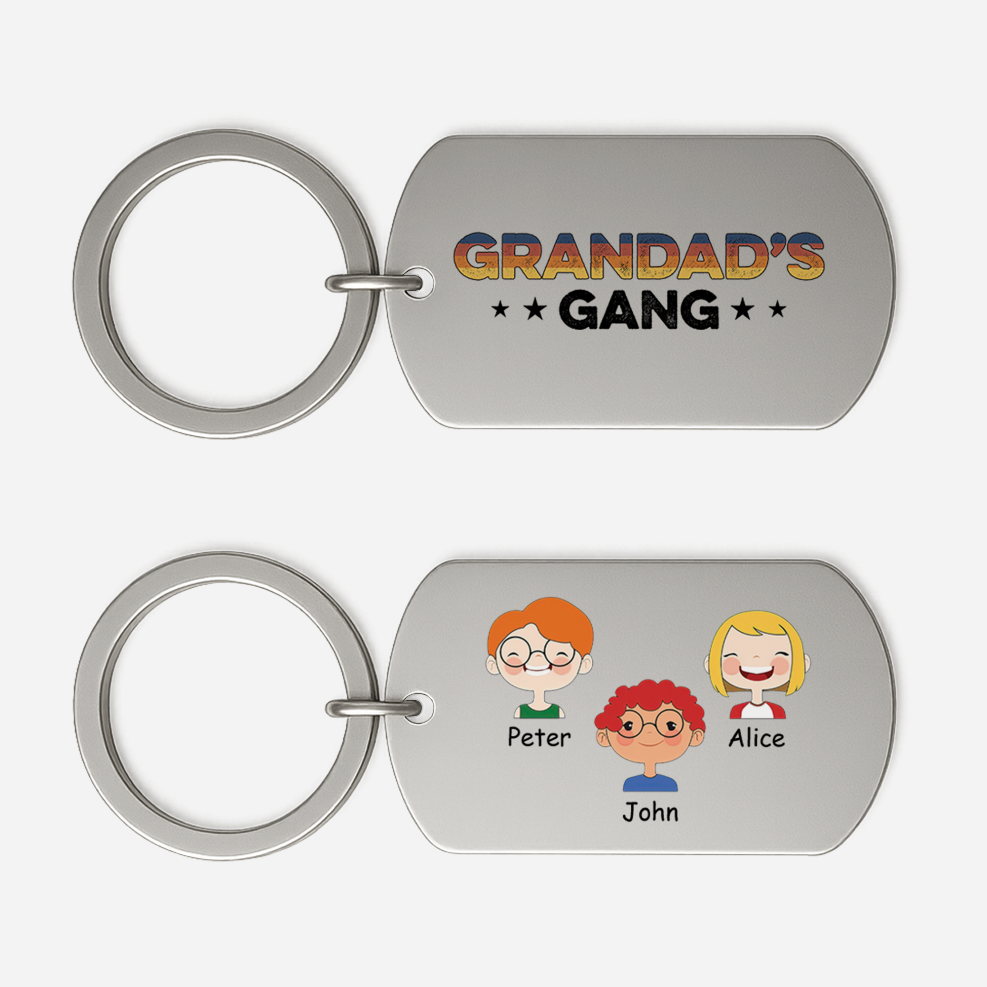 0793JUK1 custom metal keychains_ grandpa gifts with grandkids names 0793J8N7B