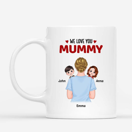 0830AUS1 Personalized T shirts Gifts Shoulder Grandma Mom