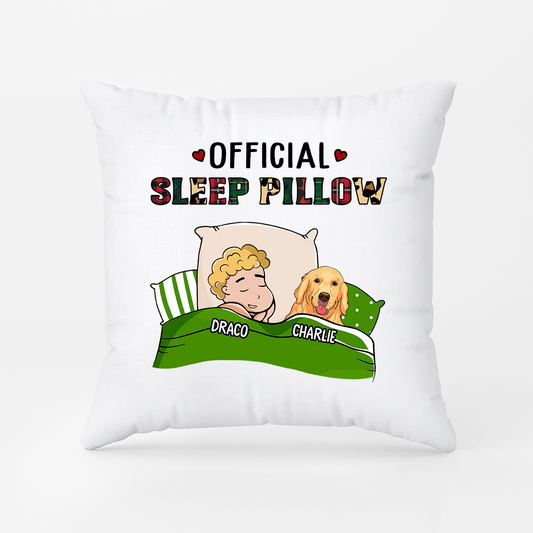 0914PUS2 personalized dog mom gifts official sleep pillow 0914P_1d8d35aa 1f29 4c34 92b5 e528c45d0d04