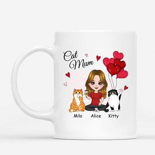 0916MUK1 Personalised Mugs Gifts Red Heart Cat Lovers_6b49931b 34ba 4c55 ba61 42481501014a