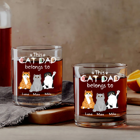 0938IUS1 personalized whiskey glasses gifts for cat lovers 0938I8T8D