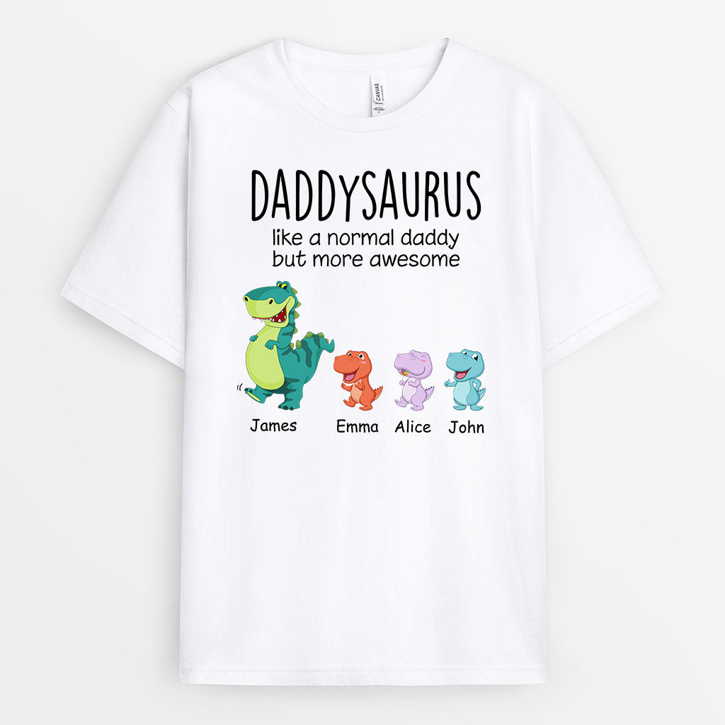 Daddysaurus - Personalised Gifts | T-shirts for Grandad/Dad