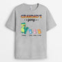 0975AUK2 Personalised T shirts Gifts Dinosaur Grandad Dad