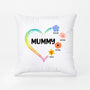 0980PUK1 Personalised Pillows Gifts Flower Heart Grandma Mum