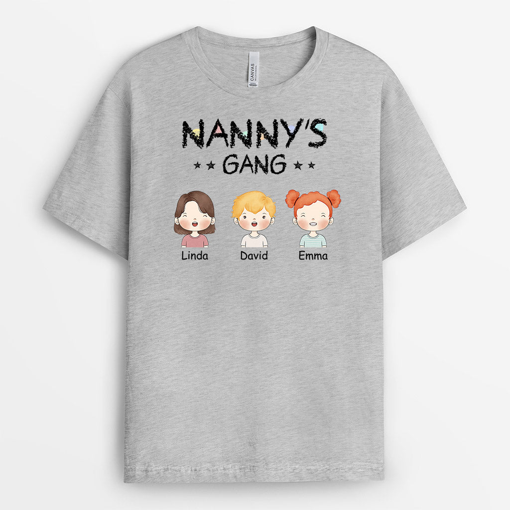 Mummy's Gang/Nanny's Gang - Personalised Gifts | T-shirts for Grandma/Mum