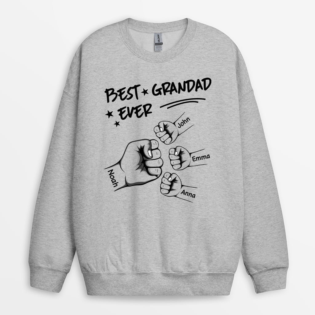 1006AUK2 Personalised T shirts Gifts Fist Bump Grandad Dad_0a1c69c5 abae 4924 a465 a79dfc92e4f2