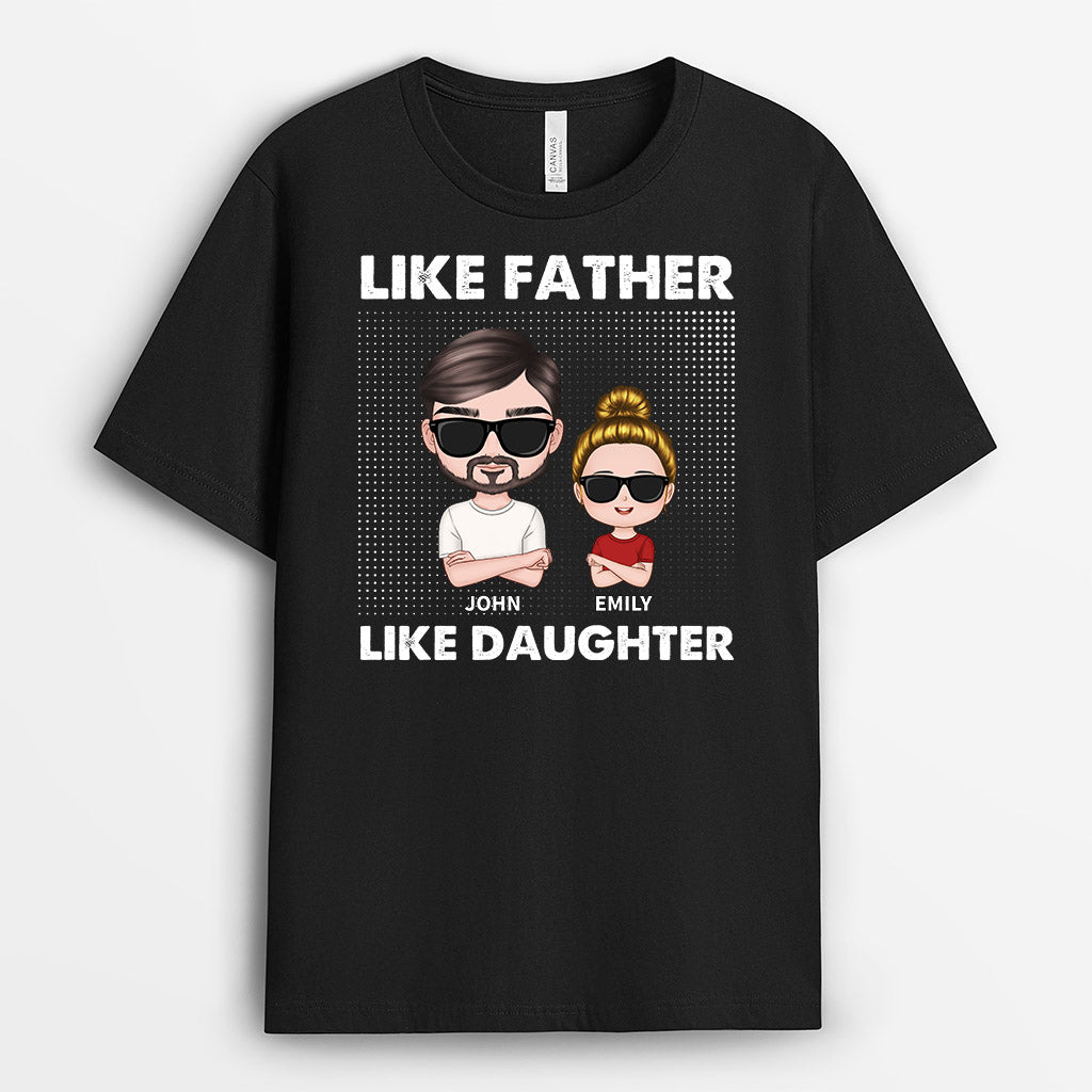 Like Father Like Son/Daughter Fist Bump - Personalised Gifts | T-shirt -  Custom Chic UK