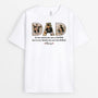 1016AUK2 Personalised T shirts Gifts World Grandad Dad