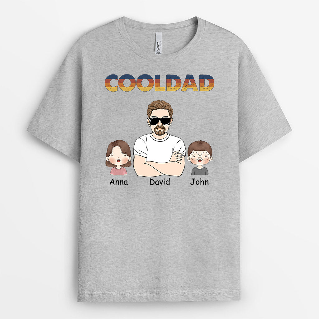 Cool Dad/Cool Grandad - Personalised Gifts | T-shirts for Grandad/Dad