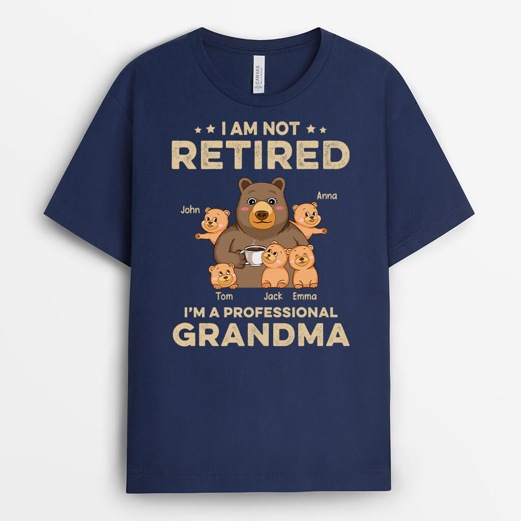 Personalised A Professional Grandma T-shirt
