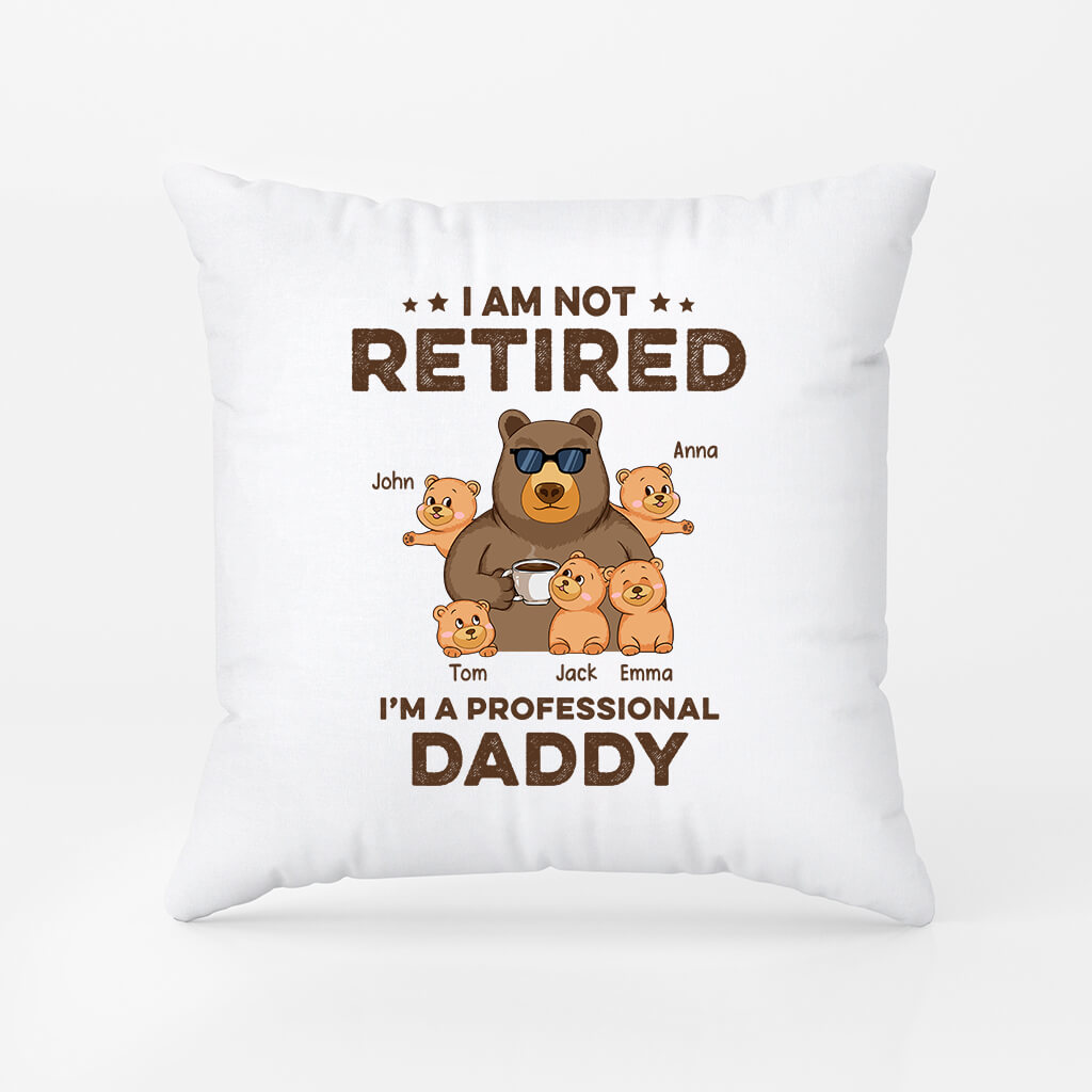 Personalised I'm A Professional Grandad Pillow