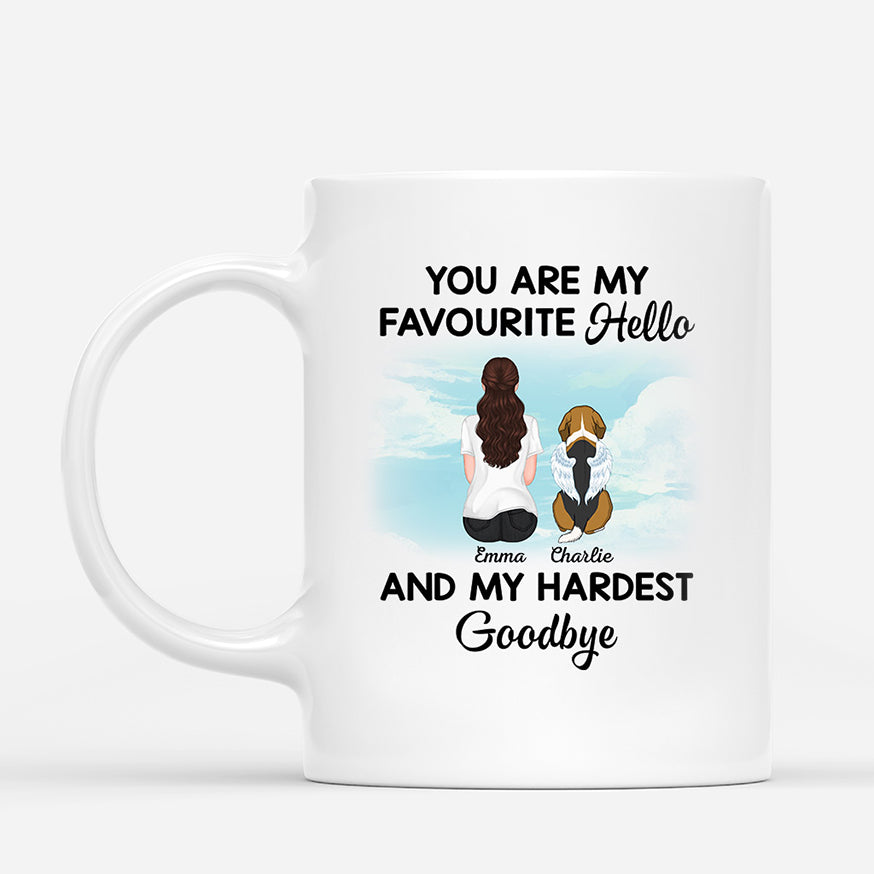 1052MUK1 Personalised Mugs Gifts Memorial Dog Lovers