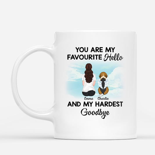 1052MUK1 Personalised Mugs Gifts Memorial Dog Lovers