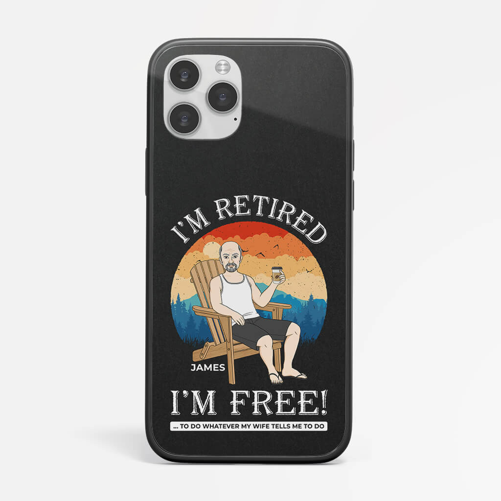 1272FUK1 personalised im retired iphone 14 phone case