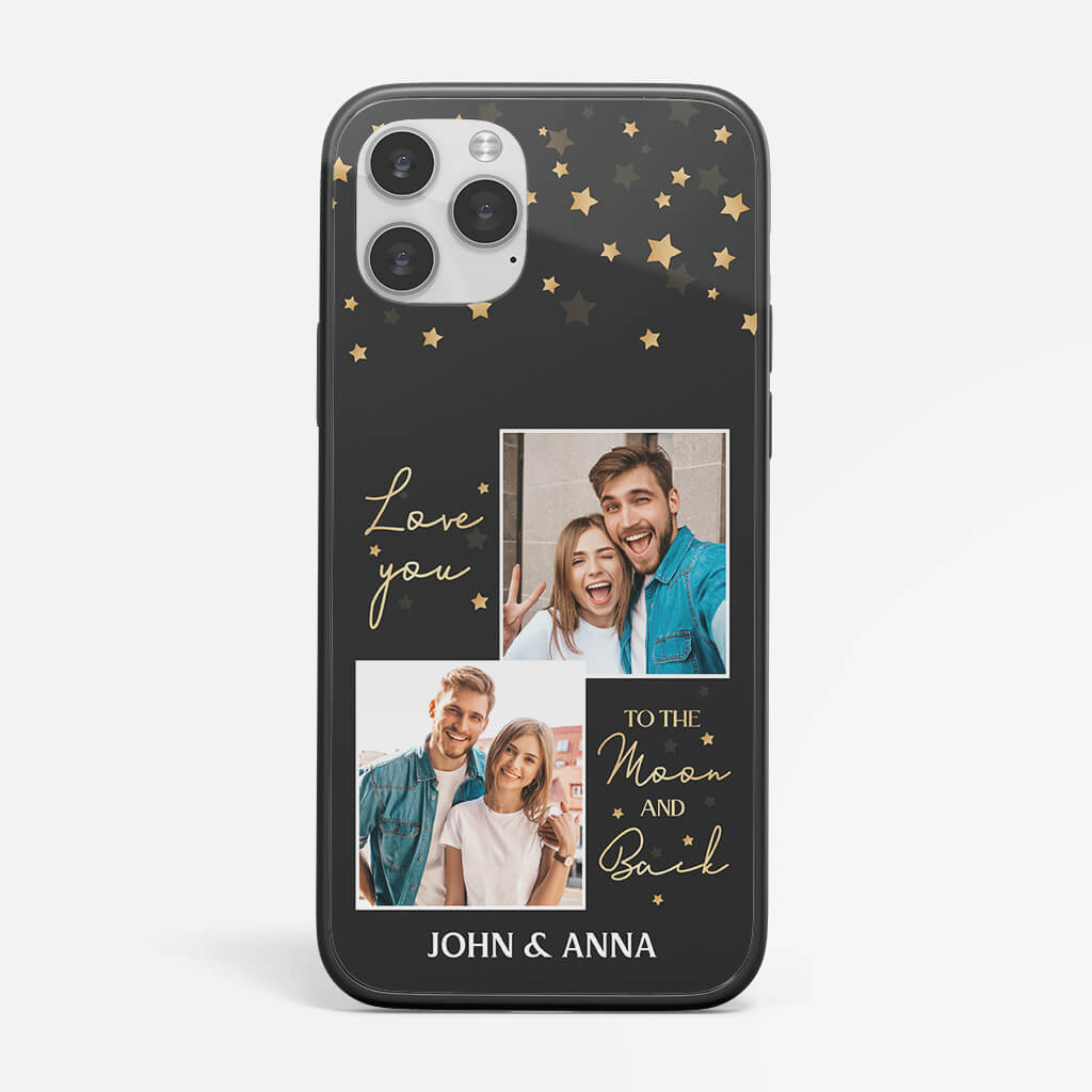 Personalised Love You To The Moon And Bank Phone Case