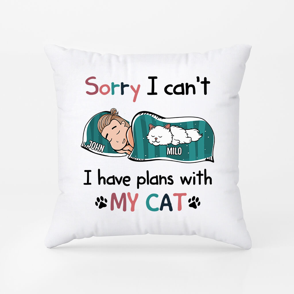 Personalised Plans With My Cat Pillow