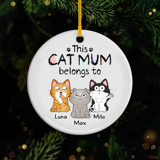 1295OUK1 custom ceramic cat ornaments_ christmas gifts for cat lovers 1295O