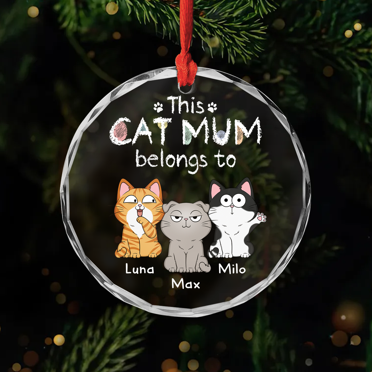 1295OUK1 custom glass cat ornaments_ christmas gifts for cat lovers 1295O