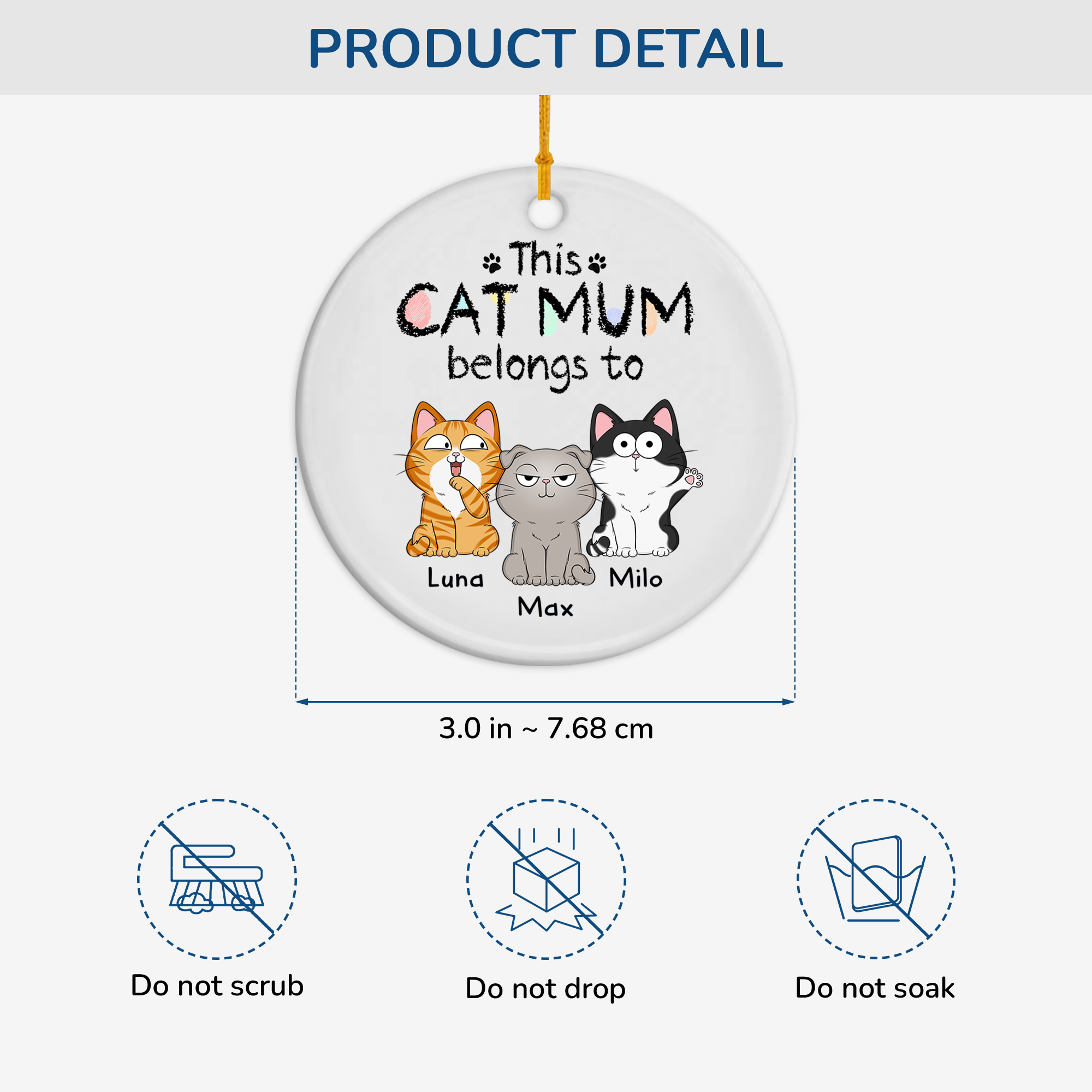 1295OUK3 custom ceramic cat ornaments_ christmas gifts for cat lovers 1295O