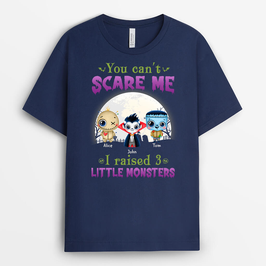 1320AUK2 personalised you cant scare me long t shirt