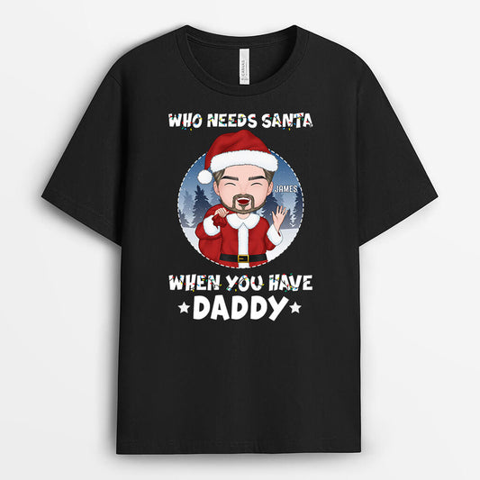 1387AUK1 personalised who needs santa when you have grandpa t shirt_1526e015 58c9 44e1 8007 a43059e50870