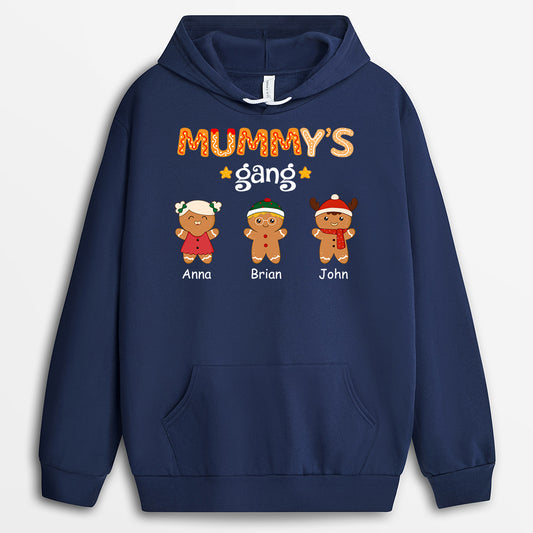 1460HUK2 custom gingerbread man hoodie christmas gifts for dad mom 1460H2L7B