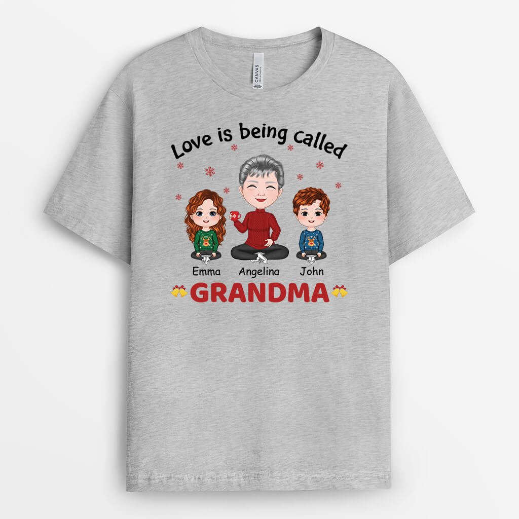 Personalised Love Is Being Called Mum T-Shirt