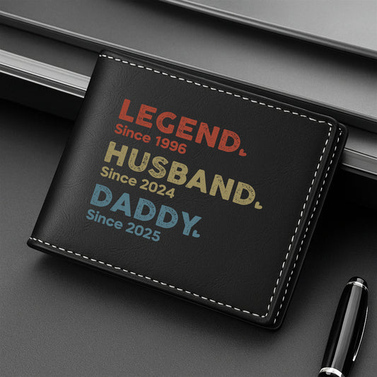1503JUS2 personalized gifts for grandpa legend since leather wallets 1503J3M5B