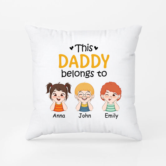 1517PUS2 personalized this grandad belongs to kids pillow