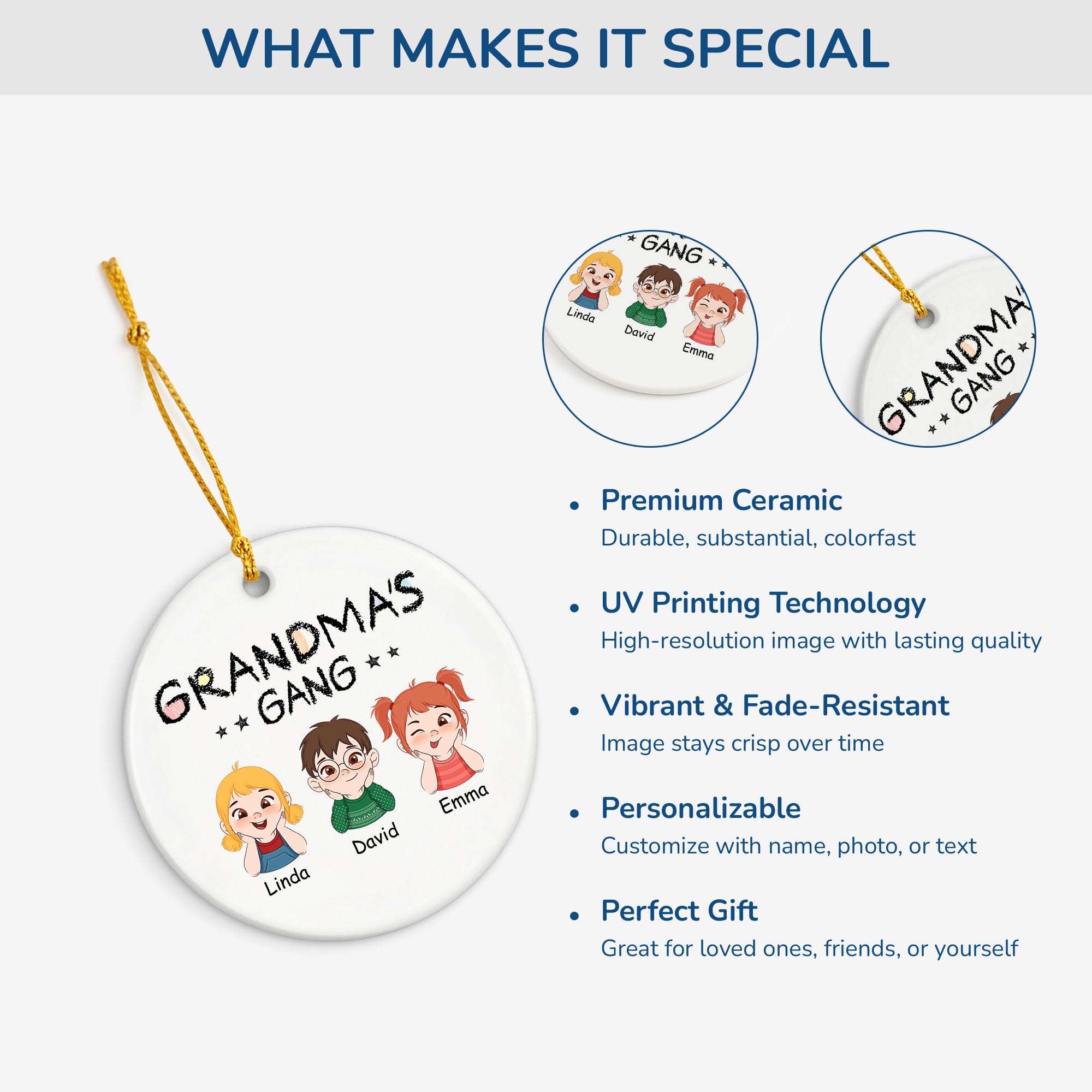 1527OUS4 personalized ceramic ornaments unique gifts for mom 1527OQ8A