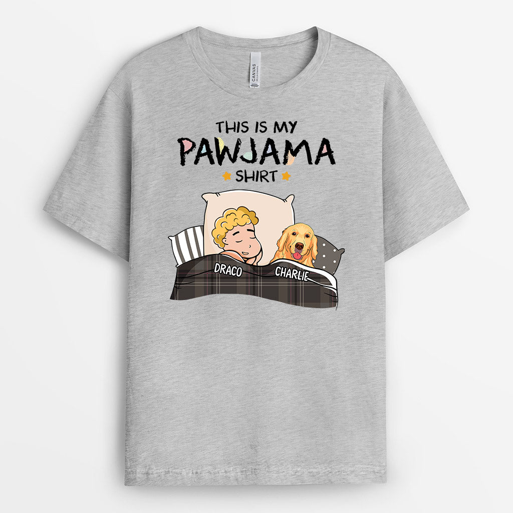 Personalised This Is My Best Dog Pawjama T-Shirt