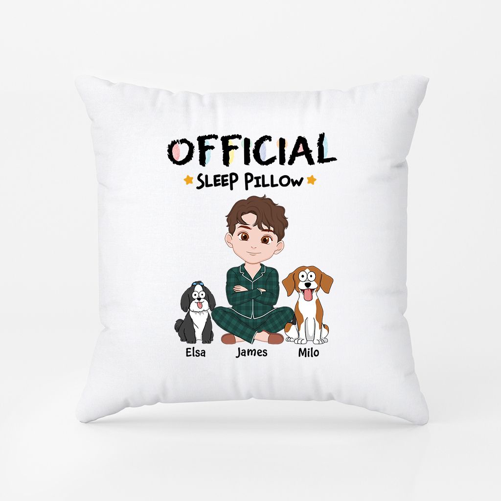 1556PUS1 personalized dog dad gifts official sleep pillow 1556P3H8C
