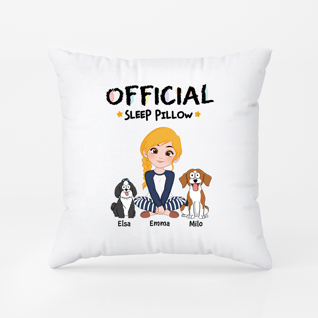 1556PUS2 personalized dog dad gifts official sleep pillow 1556P3H8C