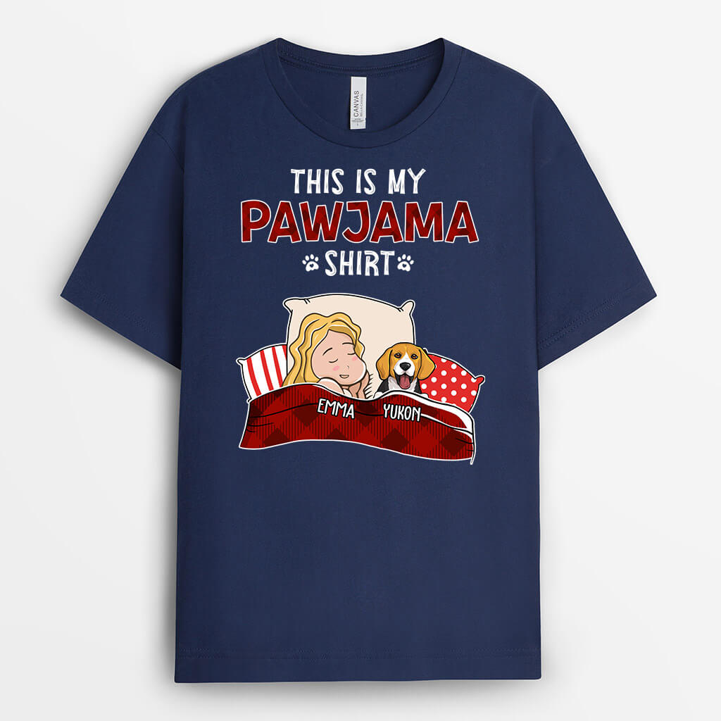 Personalised This Is My Best Pawjama T-Shirt