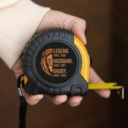 1632OUK2 personalized gifts for grandpa lion tape measure 1632OKN8B
