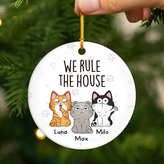 1662OUS2 personalized xmas gifts for cat lovers ceramic cat ornaments 1662O3N8D