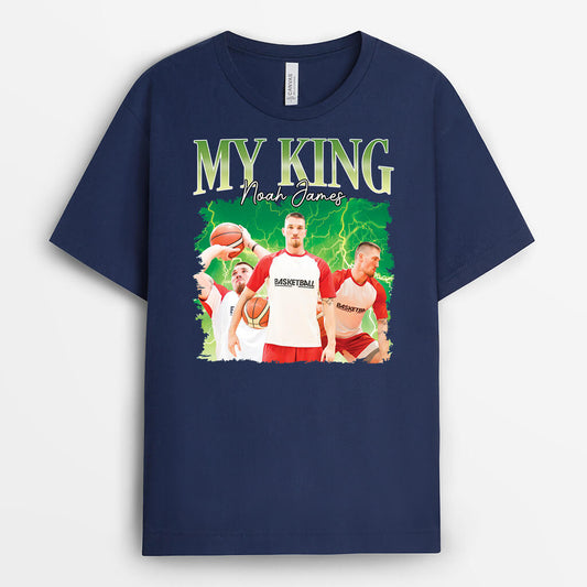 1690AUS2 personalized my love thunder lightning t shirt