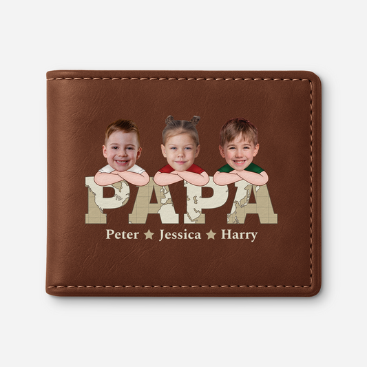 1717JUS1 customized gifts for dad unique fathers day wallet_ with face 1717J