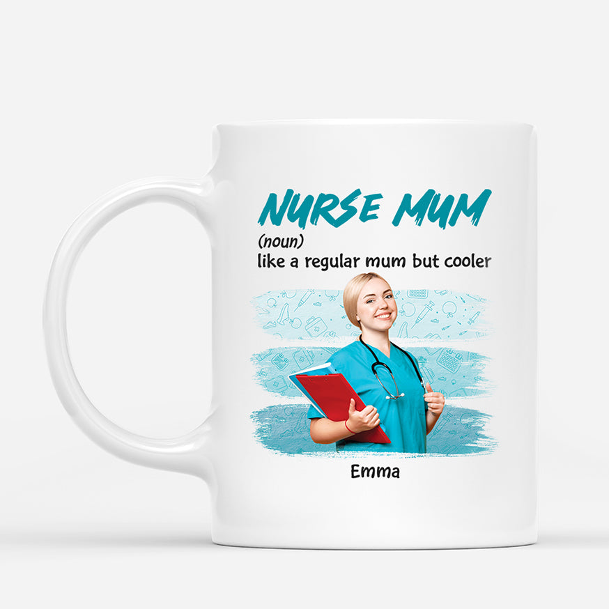 1849MUK1 personalised nurse mum mug_94cc6023 bbf4 4d84 89e6 ef90ef817027