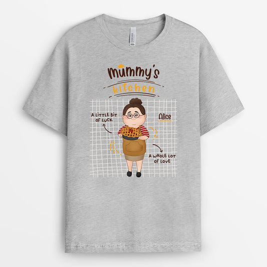 1891AUK2 personalised mummys kitchen t shirt