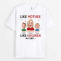 1917AUK2 personalised like mother like children oh crap t shirt